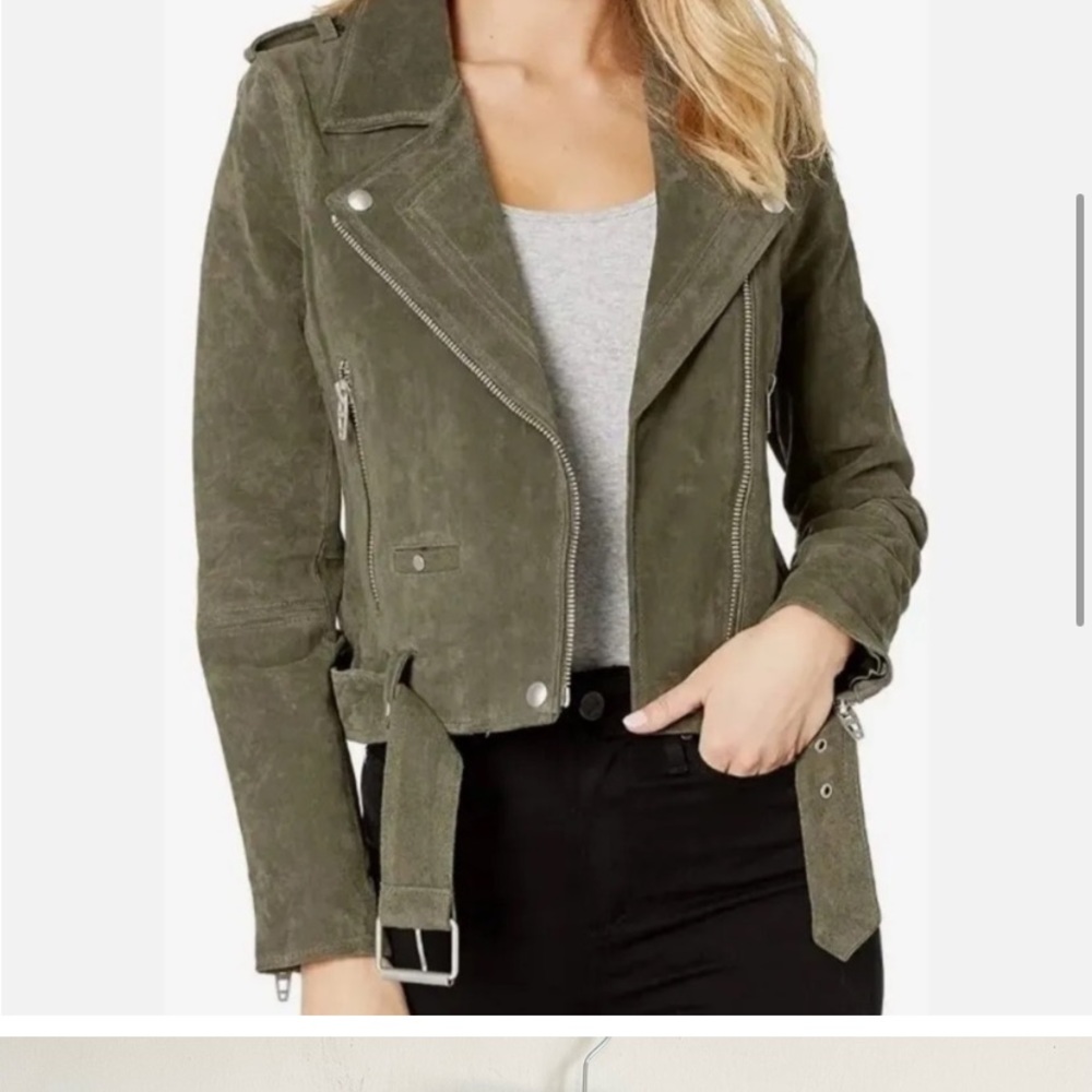 free people blank nyc suede moto jacket